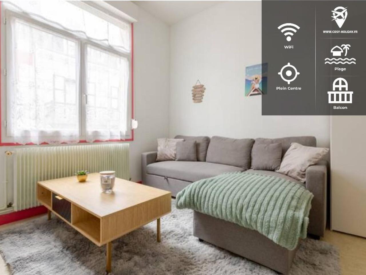 ++++ Central Charmant 70M2 Avec Balcon, Mer A 200 M Et Rue Pietonne A 300 M ++++ Berck المظهر الخارجي الصورة